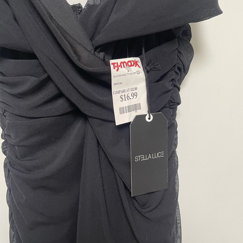T.J.Maxx Black Midi Dress - Picture 4 of 6